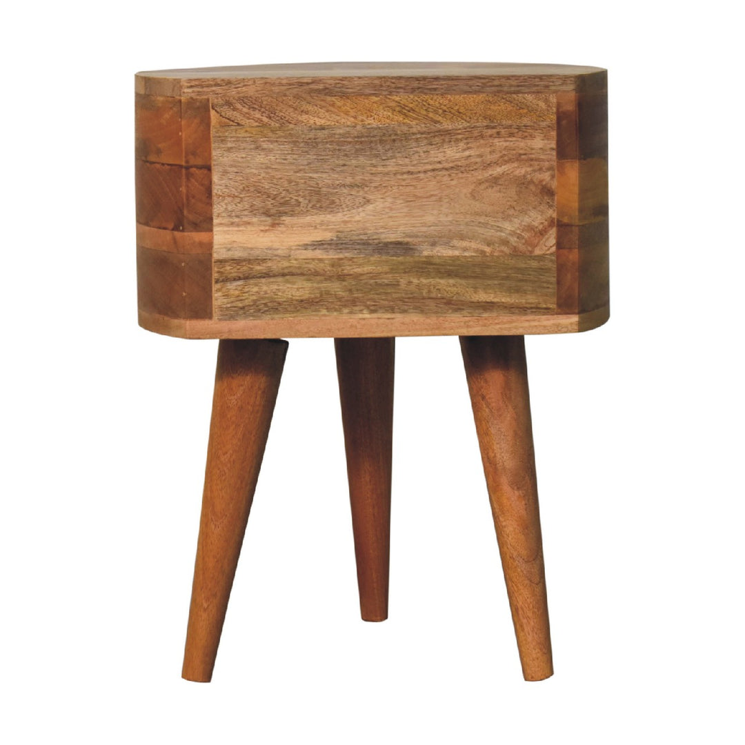 Odyssey Oak-ish Tripod nightstand-8