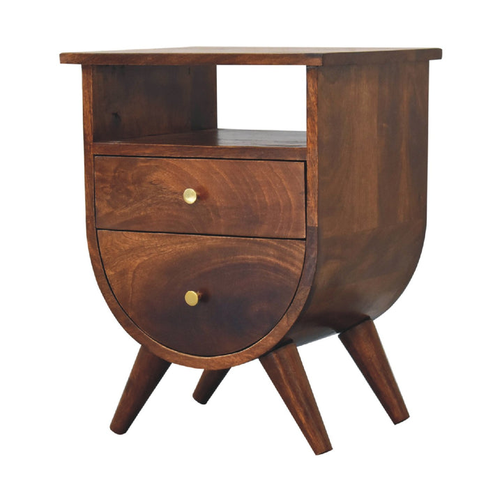 Split Chestnut nightstand-1
