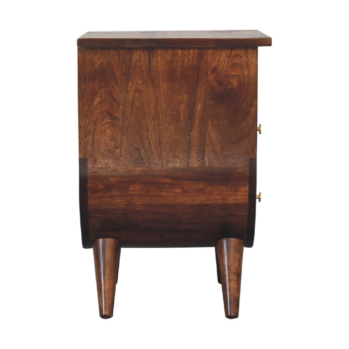 Split Chestnut nightstand-7