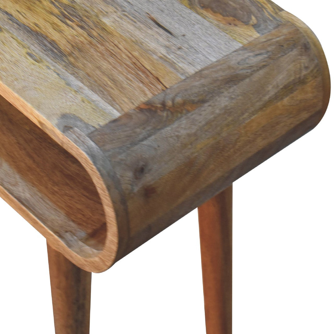 Amaya Oak-ish Nordic Style Console Table-6