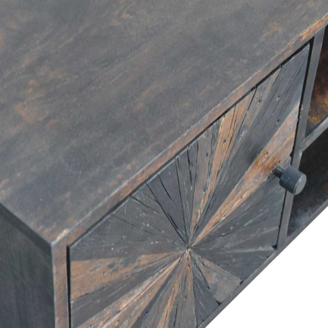 Sunrise Ball Walnut TV Unit-5