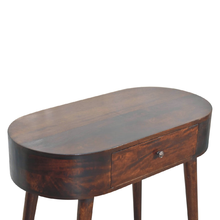 Albion Walnut Console Table-6
