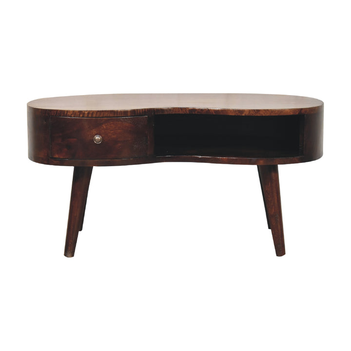 Walnut Wave Coffee Table-0