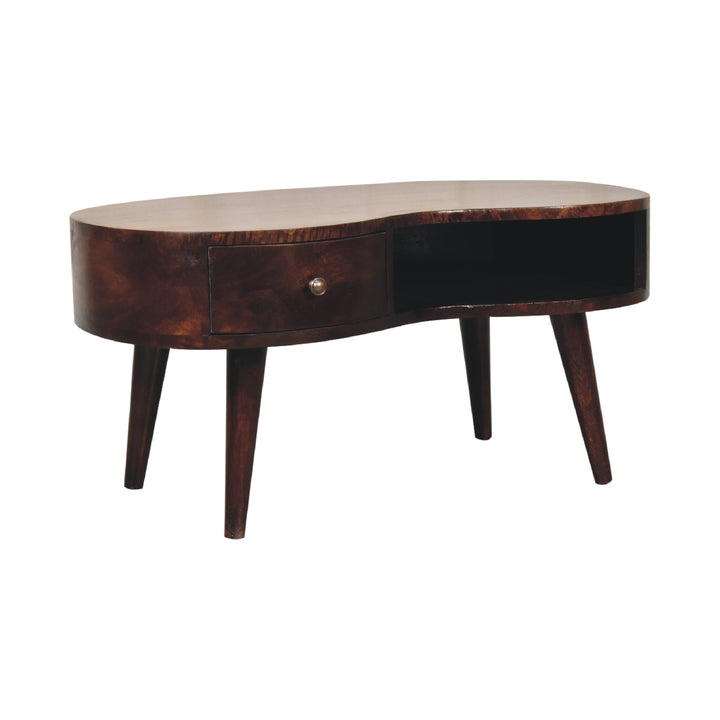 Walnut Wave Coffee Table-1
