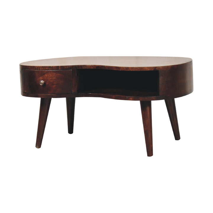 Walnut Wave Coffee Table-2