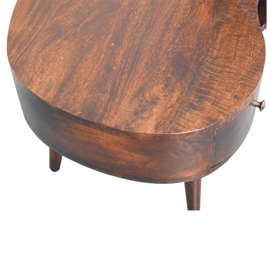 Walnut Wave Coffee Table-4
