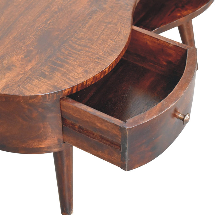 Walnut Wave Coffee Table-6
