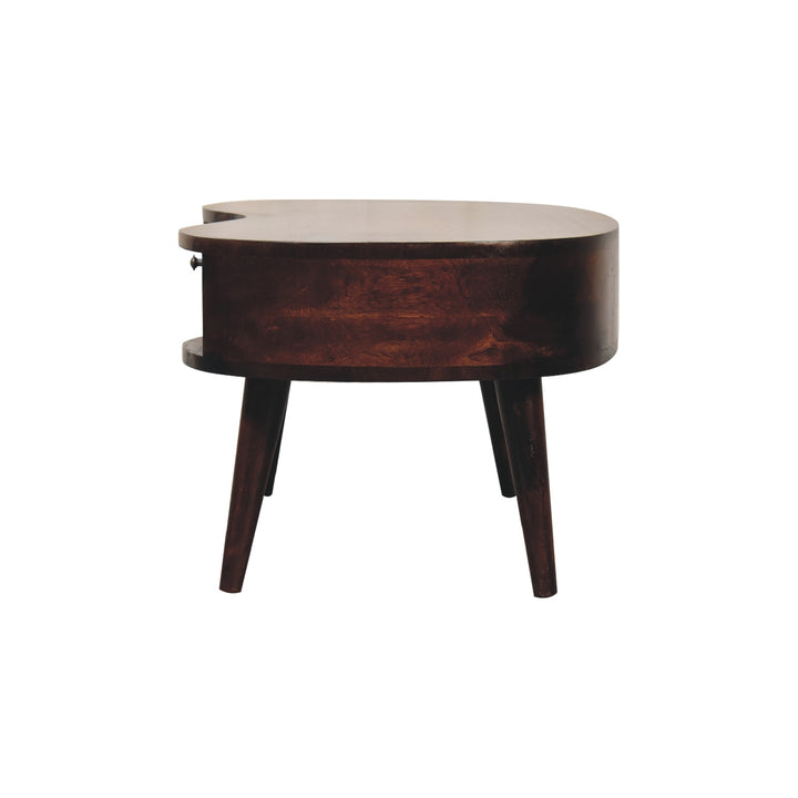 Walnut Wave Coffee Table-8