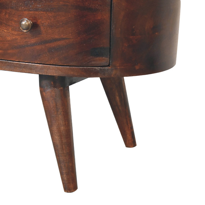 Walnut Wave Entertainment Unit-8