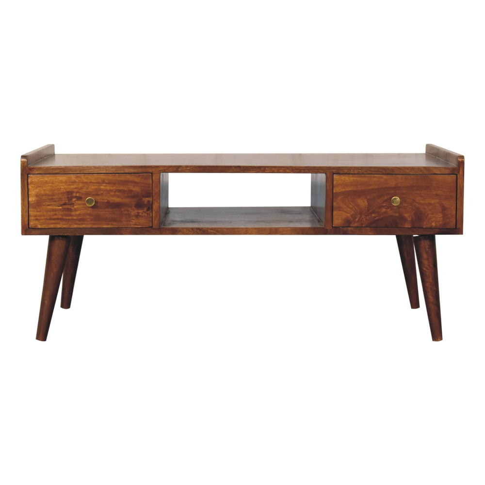 Elevated Chestnut Coffee Table-1