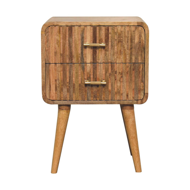 T-bar Ridged nightstand-0