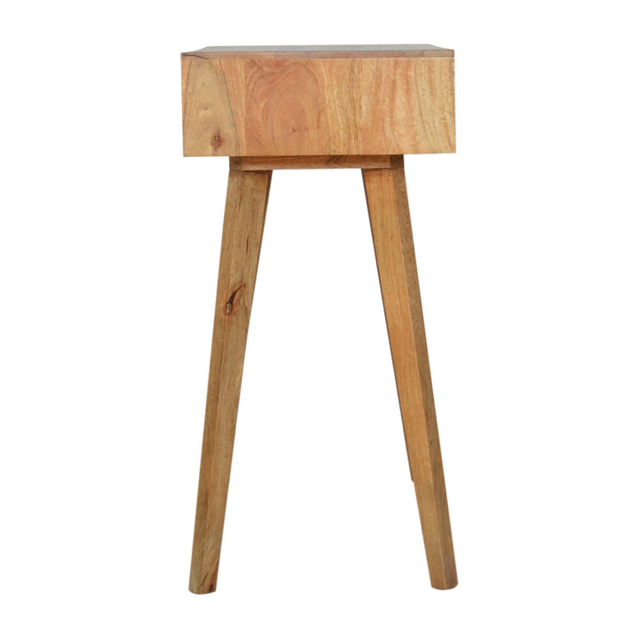 Grey Line Carved Writing Desk-7