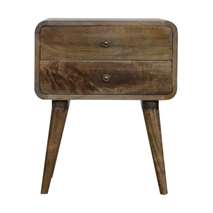 Curved Classic Grey Washed Bedside wholesalers