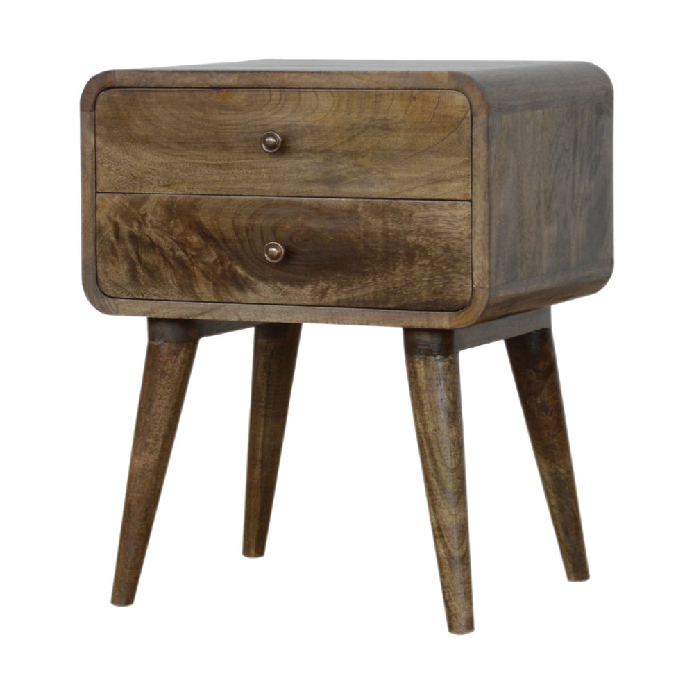 wholesale Curved Classic Grey Washed Bedside for resale