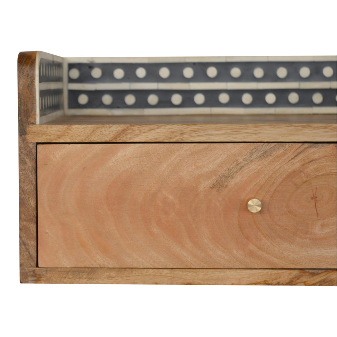 Bone Inlay Gallery Floating Nightstand-6