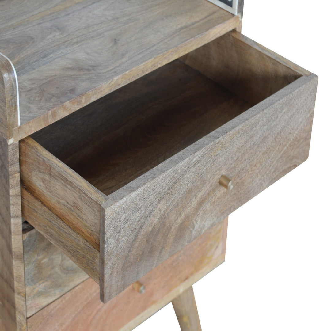 Bone Inlay Gallery Back Nightstand-4