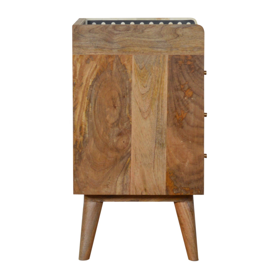 Bone Inlay Gallery Back Nightstand-7