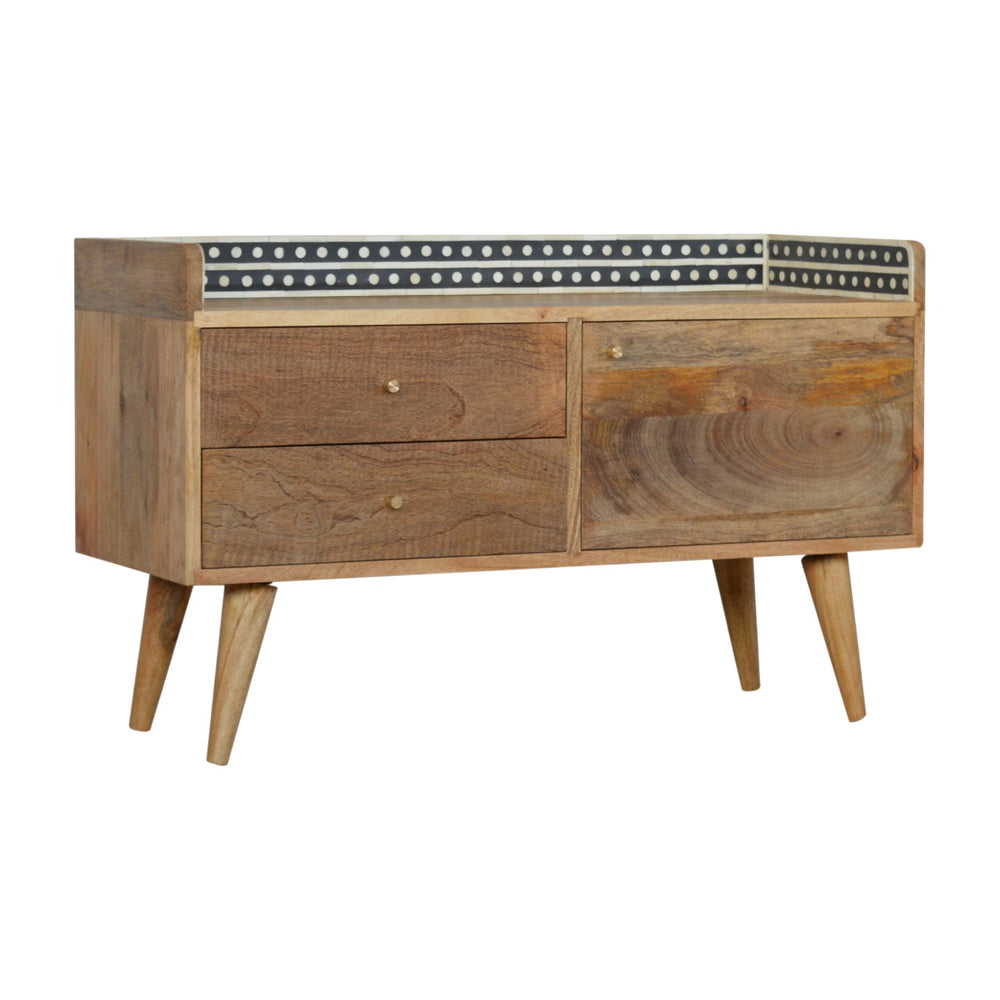 Bone Inlay Gallery Back Media Unit-1