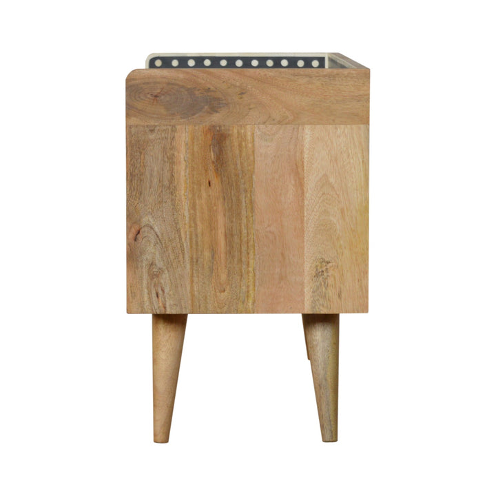 Bone Inlay Gallery Back Media Unit-7