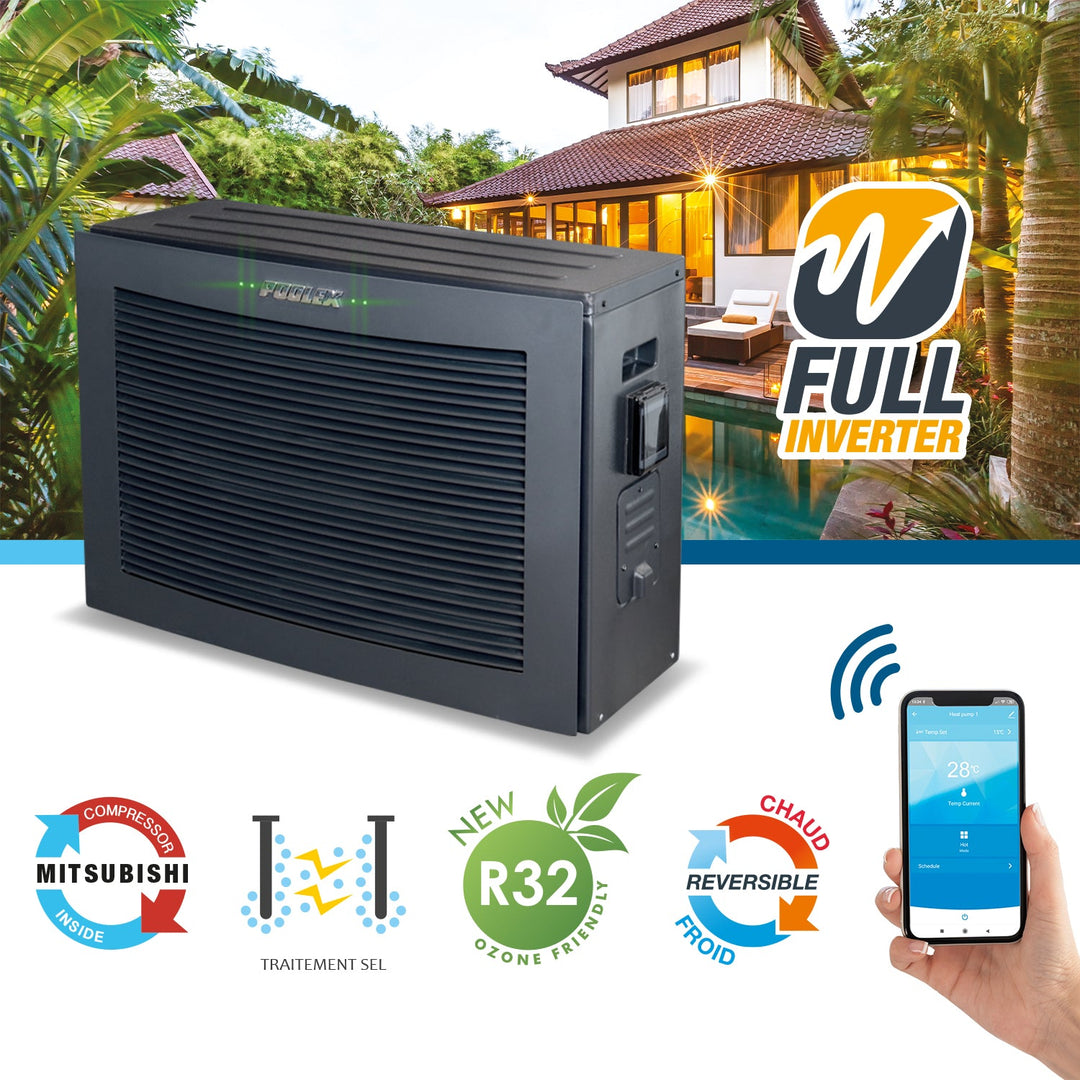 Pool Heat Pump Poolex Jetline Premium FI 95 &amp; 125