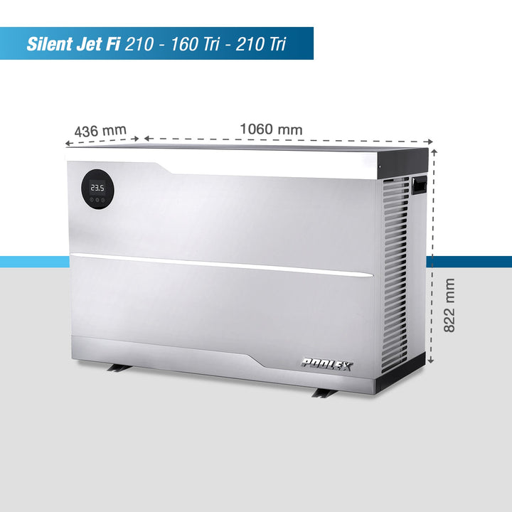 Poolvarmepumpe Poolex Silent Jet Fi Fuld Inverter