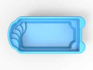 Glasfiberpool Roxen 6,00m x 3,00m x 1,40m