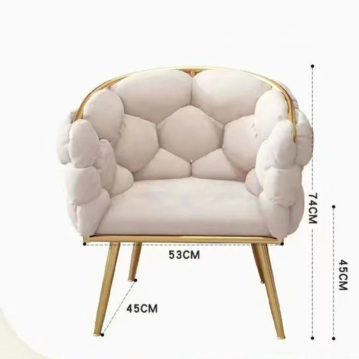 NNEOBA Modern Nordic White Dining Chair-3