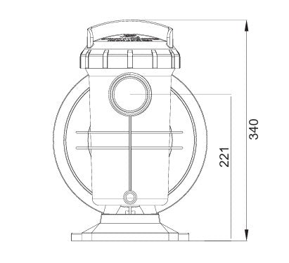 Pool pump Poolex Tonicline 0.50–1.50 HP – 4 variants (self-priming &amp; salt pool)