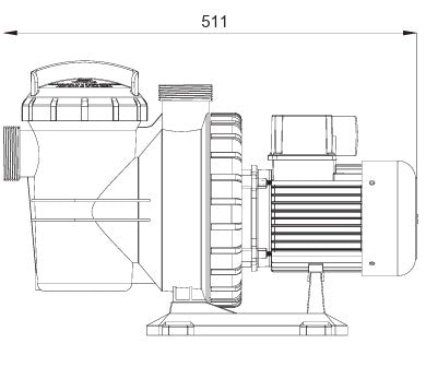 Pool pump Poolex Tonicline 0.50–1.50 HP – 4 variants (self-priming &amp; salt pool)