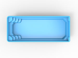 Glasfiberpool Skärsjön 10,00m x 3,75m x 1,50m