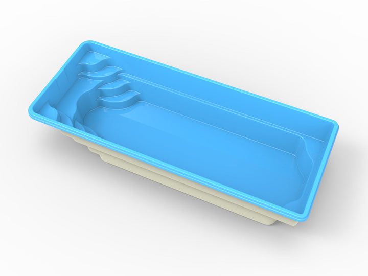 Glasfiberpool Uddjaure 6,00m x 3,10m x 1,50m