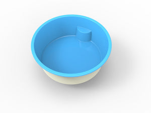 Glasfiberpool Vänern 2,30m x 0,80m