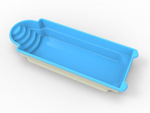 Glasfiberpool Yngaren 7,00m x 3,50m x 1,50m