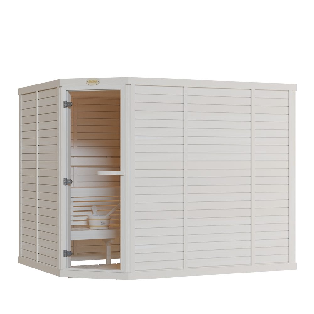 SAWO Indoor Sauna Standard Aspen corner