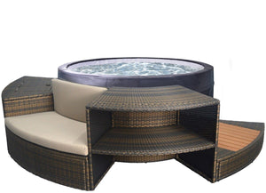 Spa NetSpa Vita Semi-rigid 4-sits med möbler