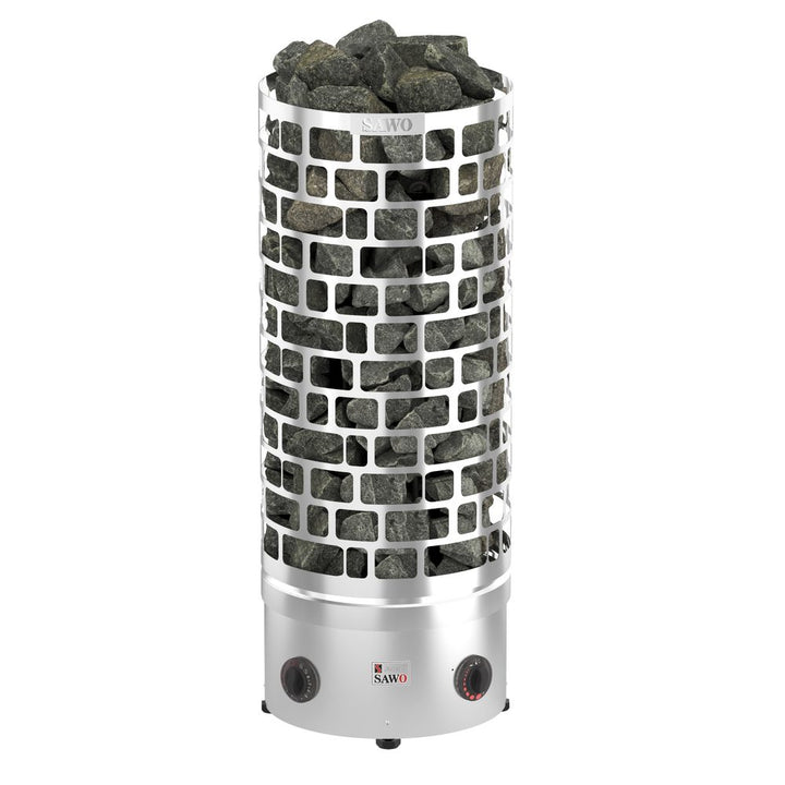 SAWO Electric Sauna Heater Tower Aries Round 3-Phase-1-Phase