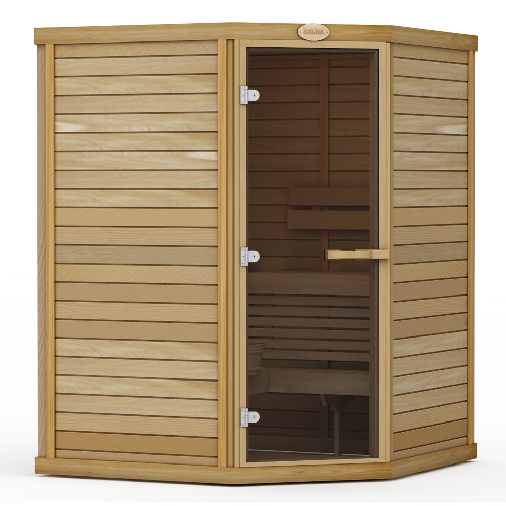 SAWO Indoor Sauna Standard Cedar Corner