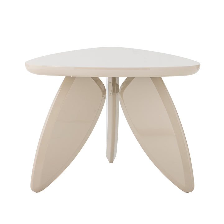 Bloomingville Magia soffbord i beige högglanslackad MDF, 60 cm