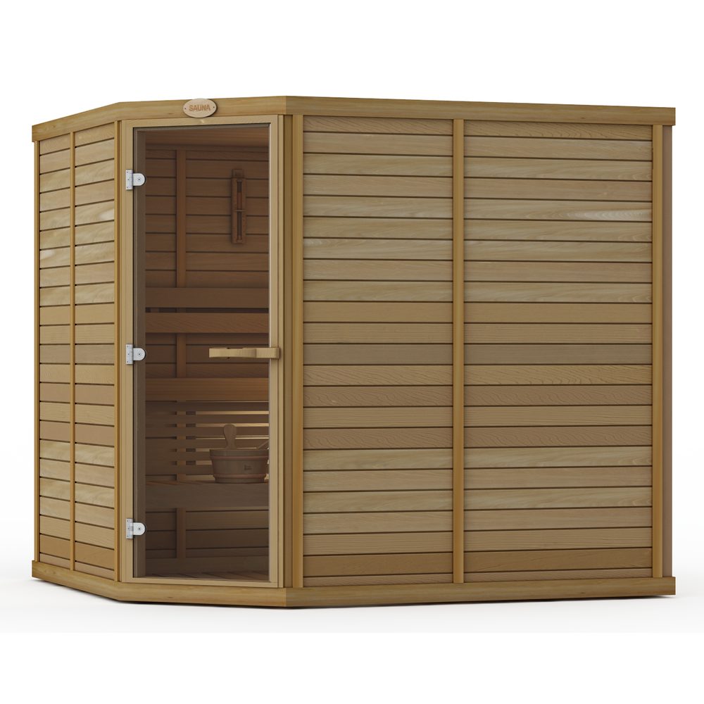 SAWO Indoor Sauna Standard Cedar Corner