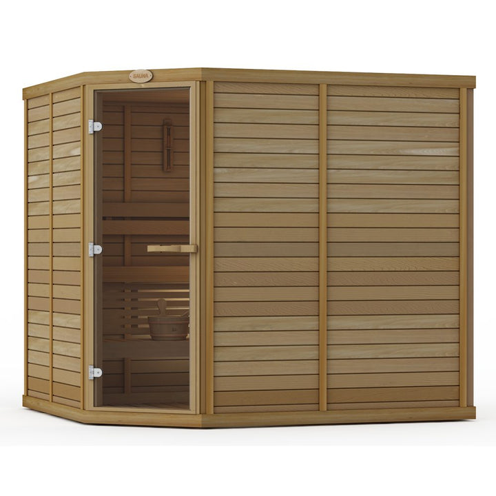 SAWO Indoor Sauna Standard Cedar Corner