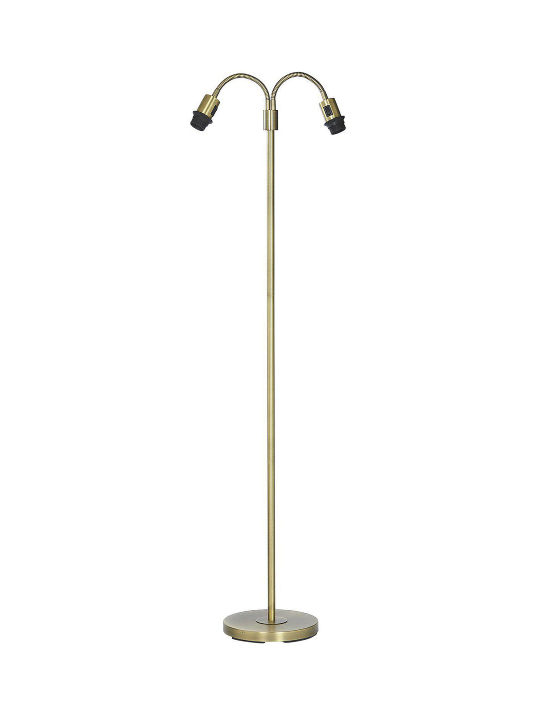 PR Home Amy golvlampa 2-arm antikmässing 150 cm
