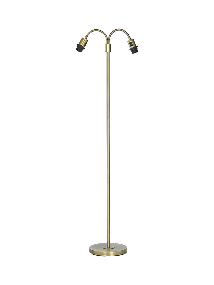 PR Home Amy golvlampa 2-arm antikmässing 150 cm