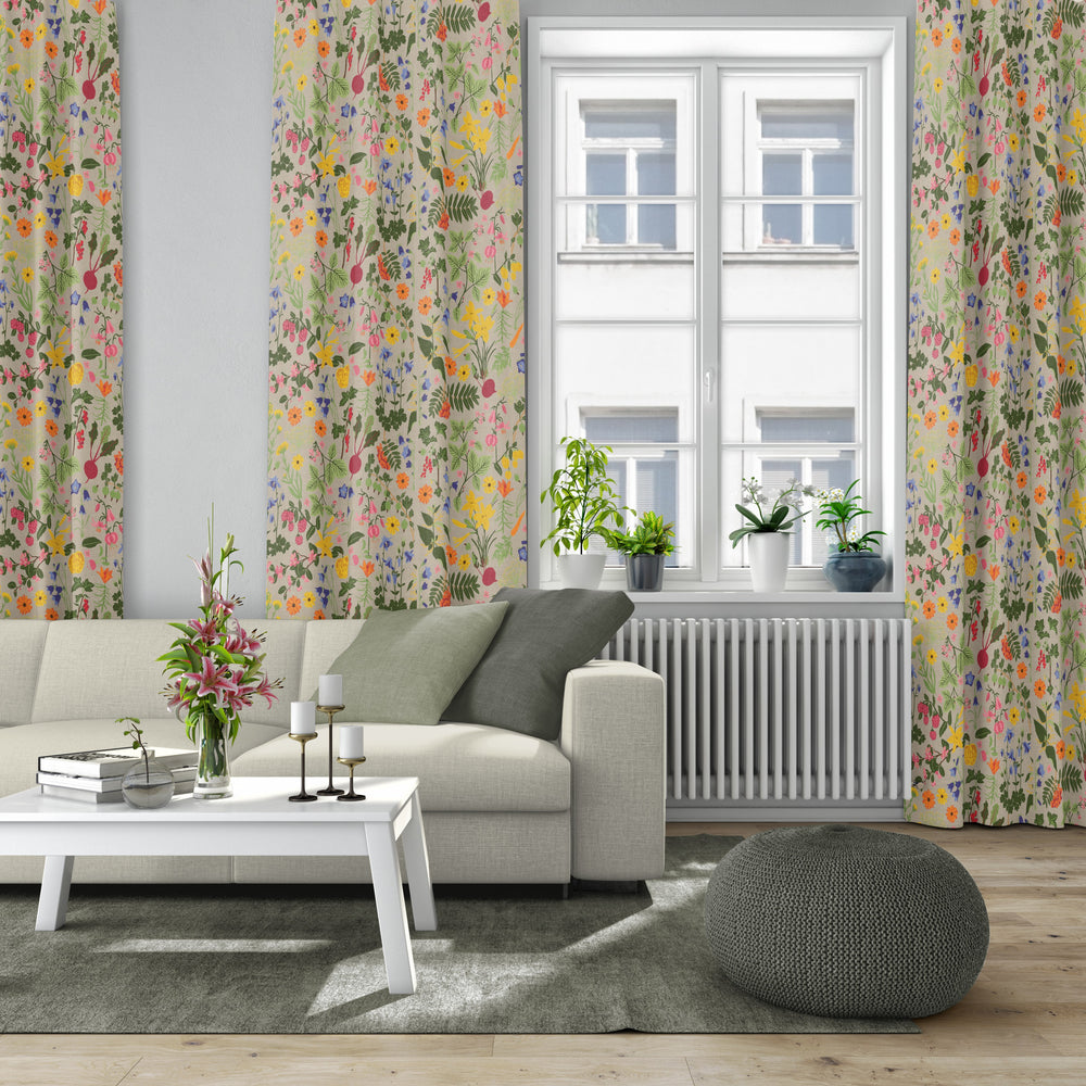 Arvidssons Textil Hedemora Culla panelgardin i miljö