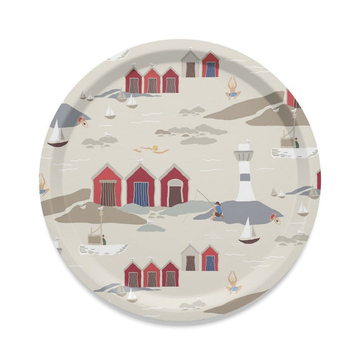 Arvidssons Textil Bricka Kust Rund Beige SKU ARV-2927-67-03-15 EAN 7394094272492