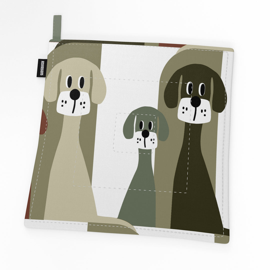 Arvidssons Textil Busters gäng grytlapp i brun/beige