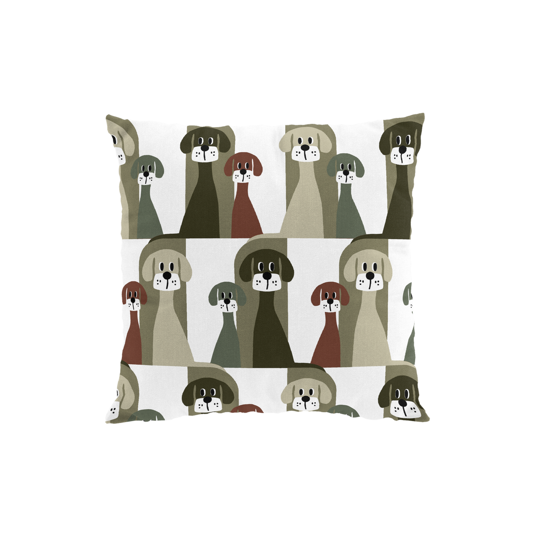 Arvidssons Textil Busters gäng kuddfodral i brun/beige