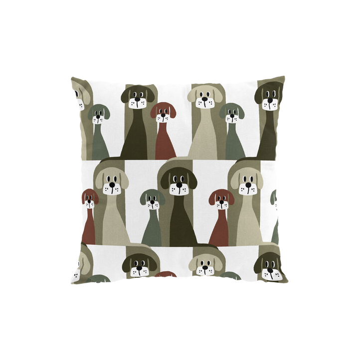 Arvidssons Textil Busters gäng kuddfodral i brun/beige