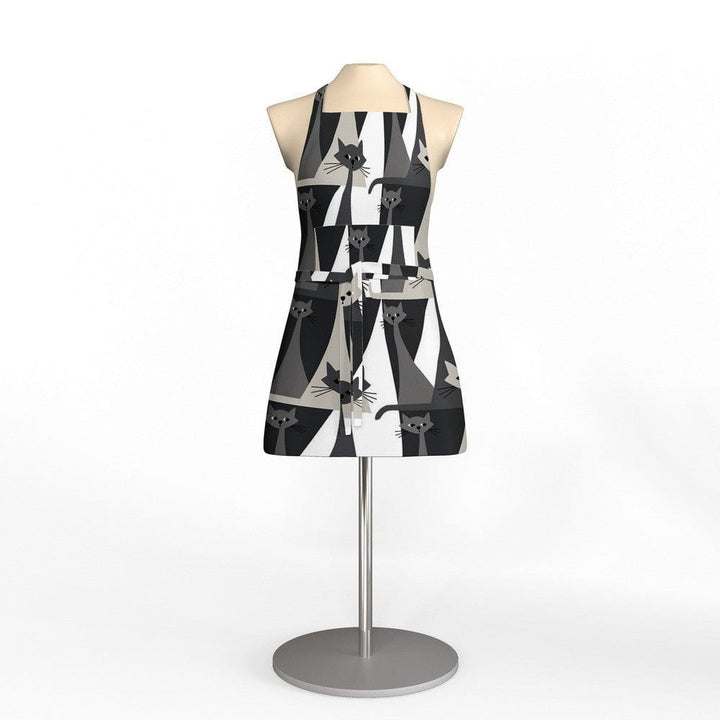Arvidssons Textil Förkläde Kitty Grå SKU ARV-2675-53-01-11 EAN 7394094244673