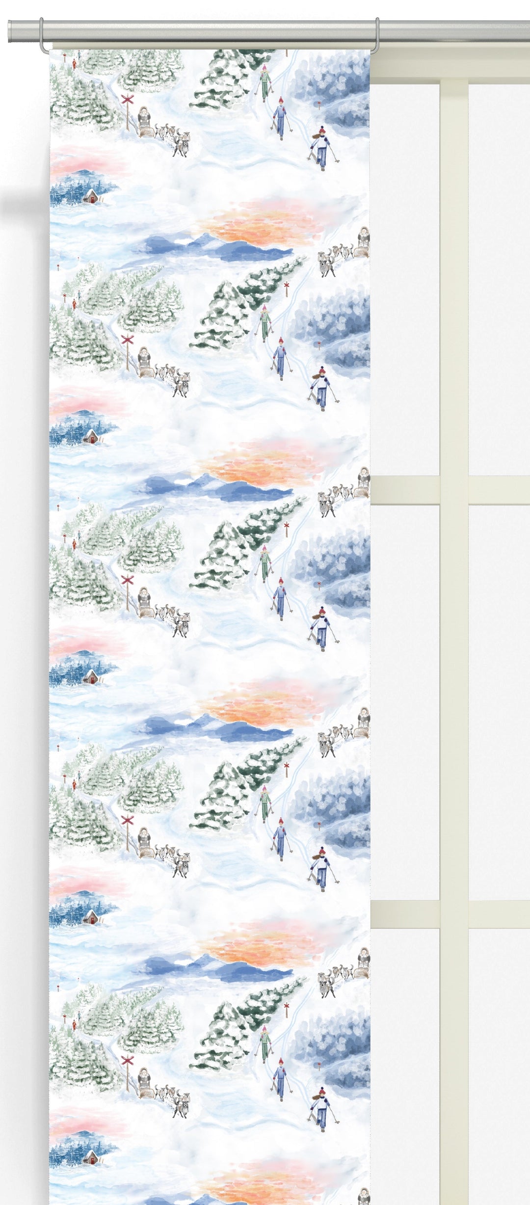 Arvidssons Textil Gnistrande panelgardin
