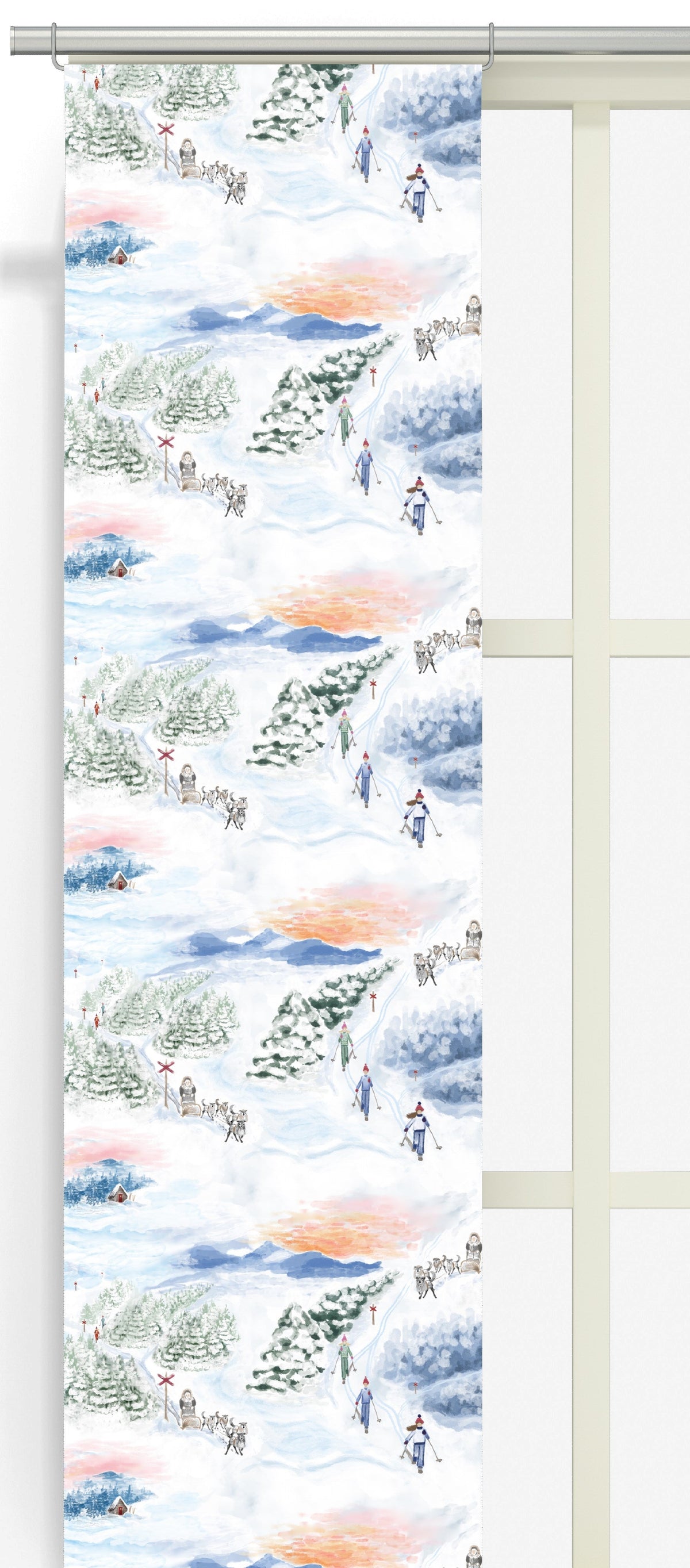 Arvidssons Textil Gnistrande panelgardin